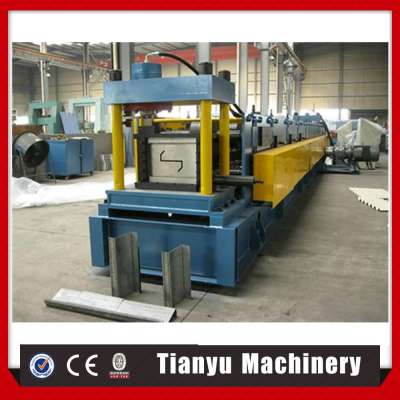 Hydraulic Cutting and Punching Z Steel Purlin Roll Forming Machine